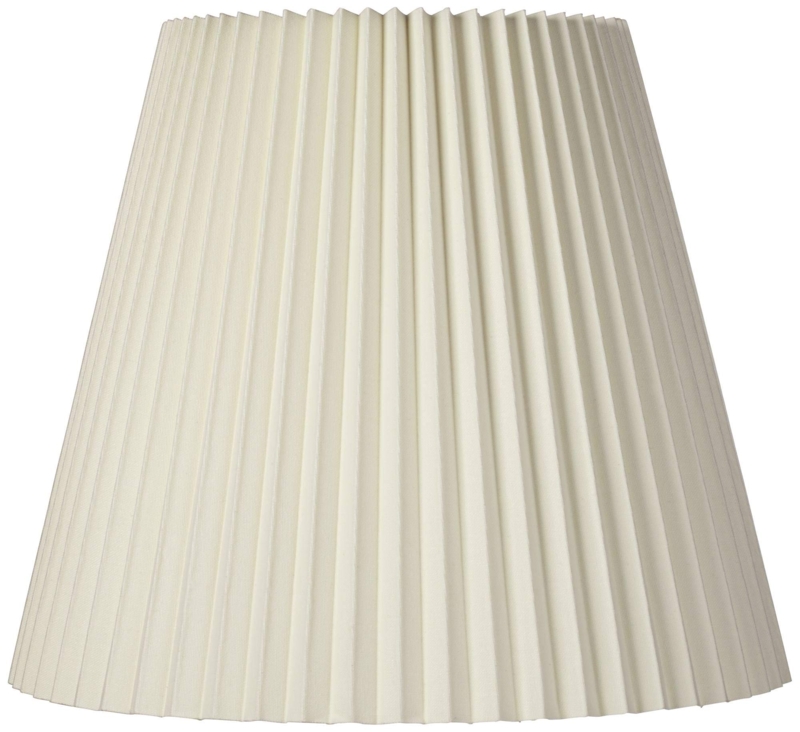 Traditional Pleated Lamp Shade Replacement Bell Silhouette