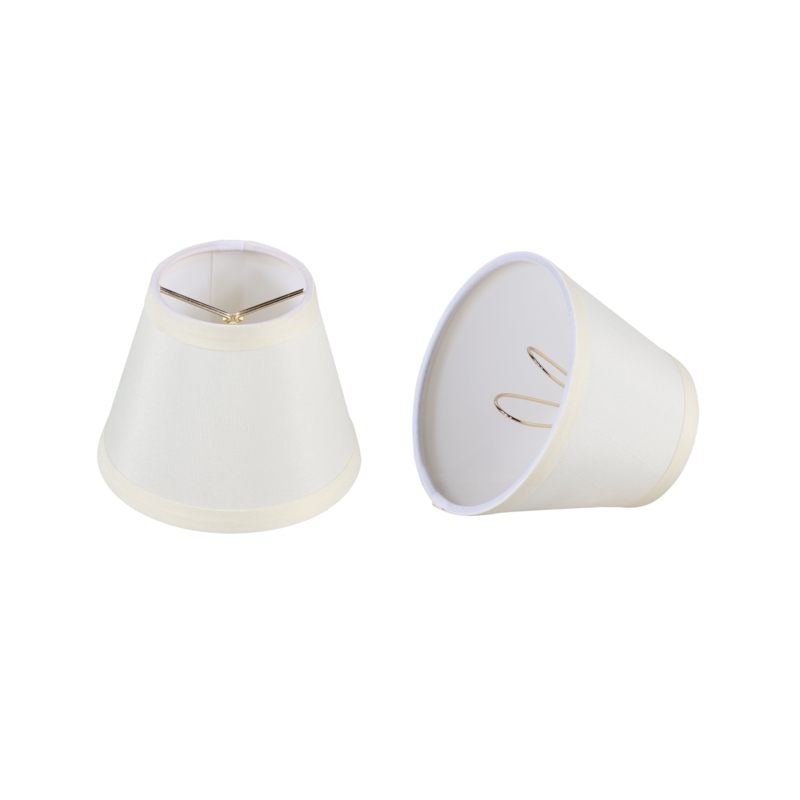 Transitional Off-White Hardback Empire Lamp Shade Set
