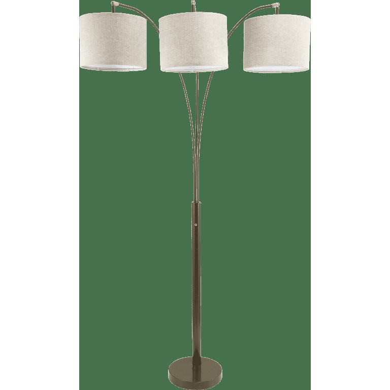 Triple Shade Floor Lamp | Stepped Heights, Multi-Light Living Room Lighting