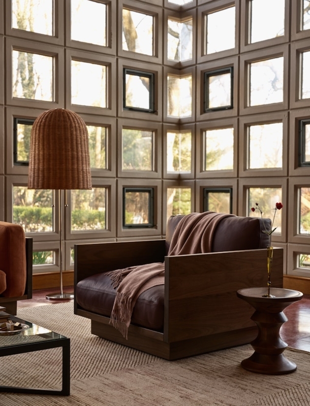 Tripod Floor Lamp Woven Wicker Shade, Tripod Base Floor Lamp Wood