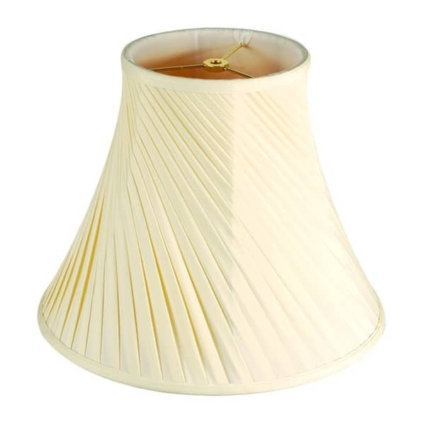 Twisted Pleat Lighting Accessory, Bell Silhouette, Flared Base