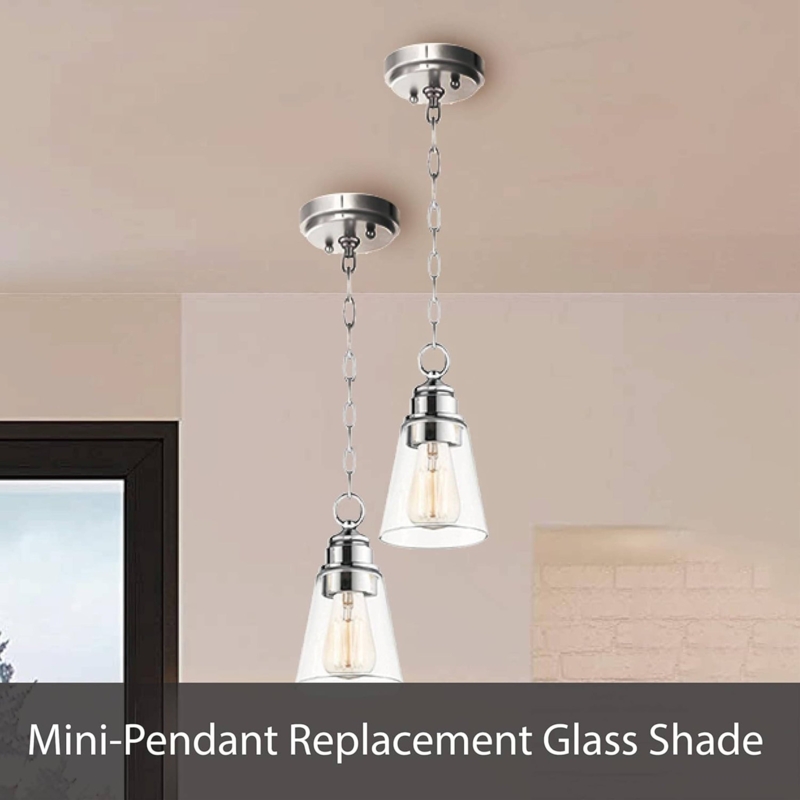 Vanity Light: Three Light Polished Silver Cone Shade Transitional