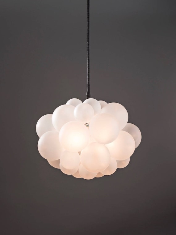 Whimsical Pendant: Frosted Spheres Cluster Fixture for Nursery Statement