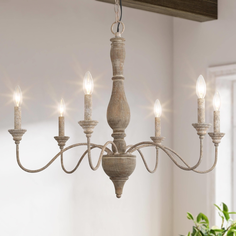 White Chandeliers at