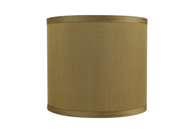 White Empire Lamp Shade with Crisp Vertical Pleated Texture.