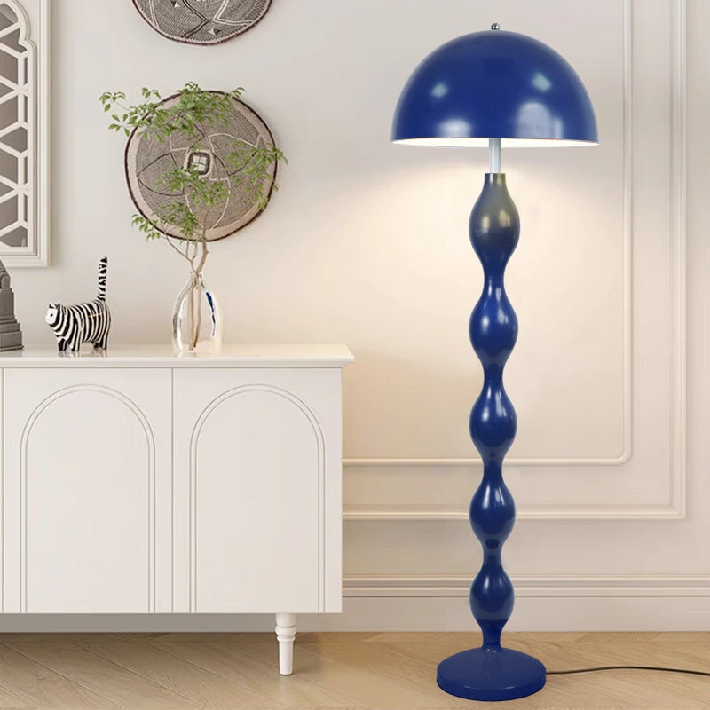 White Iron Mushroom Floor Lamp for Bedroom