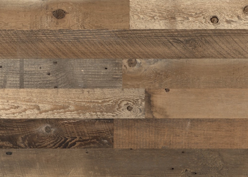 3.5" Reclaimed Wood Wall Panels - Brown | East Coast Rustic