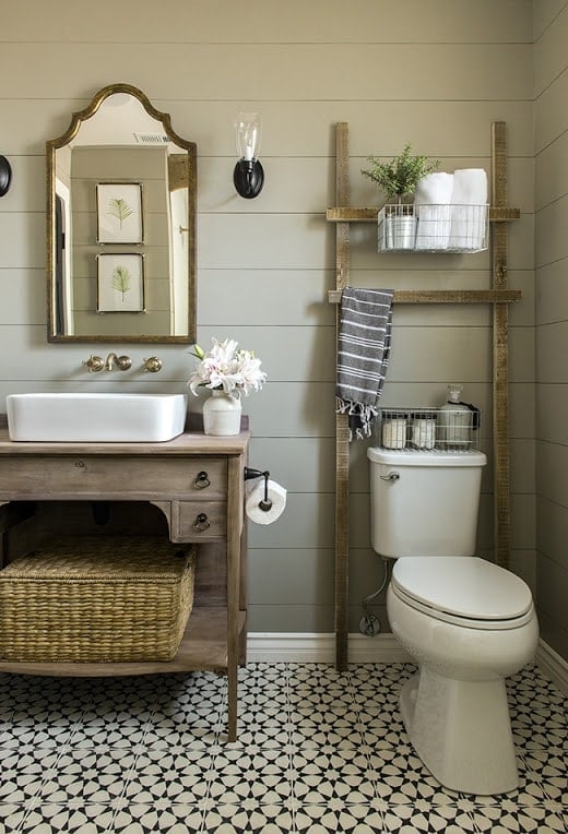 3 Easy & practically free DIY Rustic Wood Projects for your Bathroom -  Jenna Sue Design