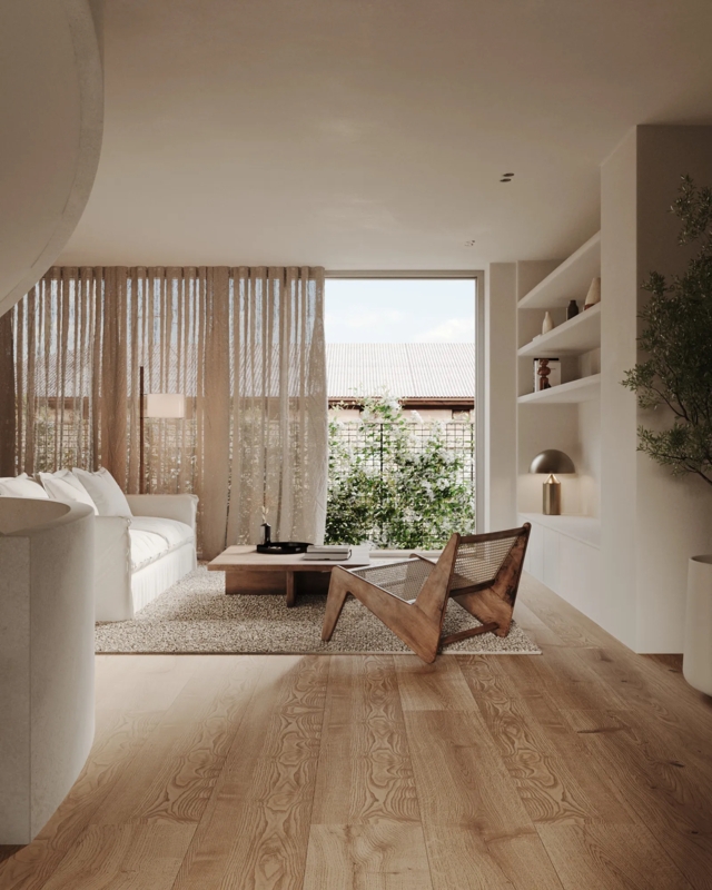 Japandi Living Room Ideas