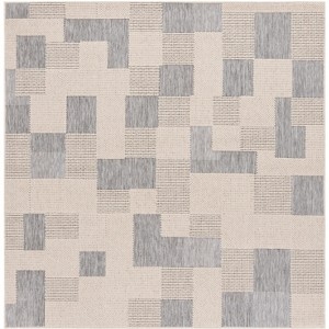 Area Rug Beige And Grey Trellis Rug Geometric Coastal Flatweave