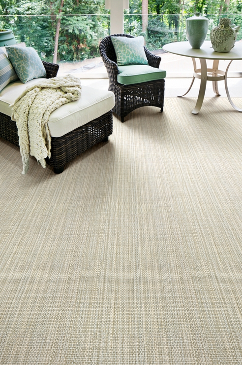 Area Rug Cable Knit Pattern Navy and Cream Chunky Coastal Decor