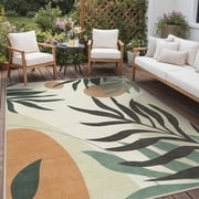 Area Rug: Checkered Pattern, Sage Green, Woven Texture, Earthy