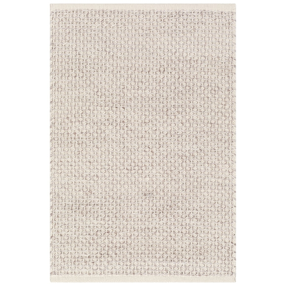 Area Rug Detail: Textured Gray and Cream Geometric Pile
