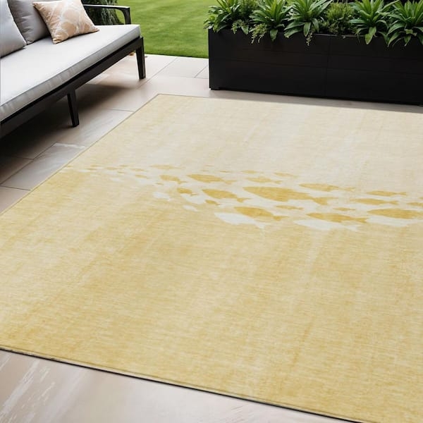 Area Rug Diamond Geometric Flatweave Woven Texture Wheat
