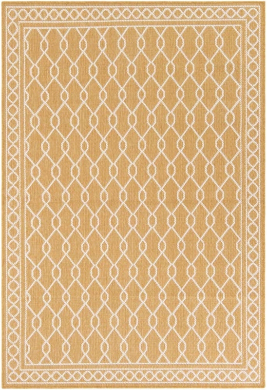 Area Rug Geometric Line Pattern Flatweave Modern Woven