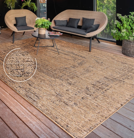 Area Rug Geometric Trellis Flatweave Navy Contrast Balcony Decor