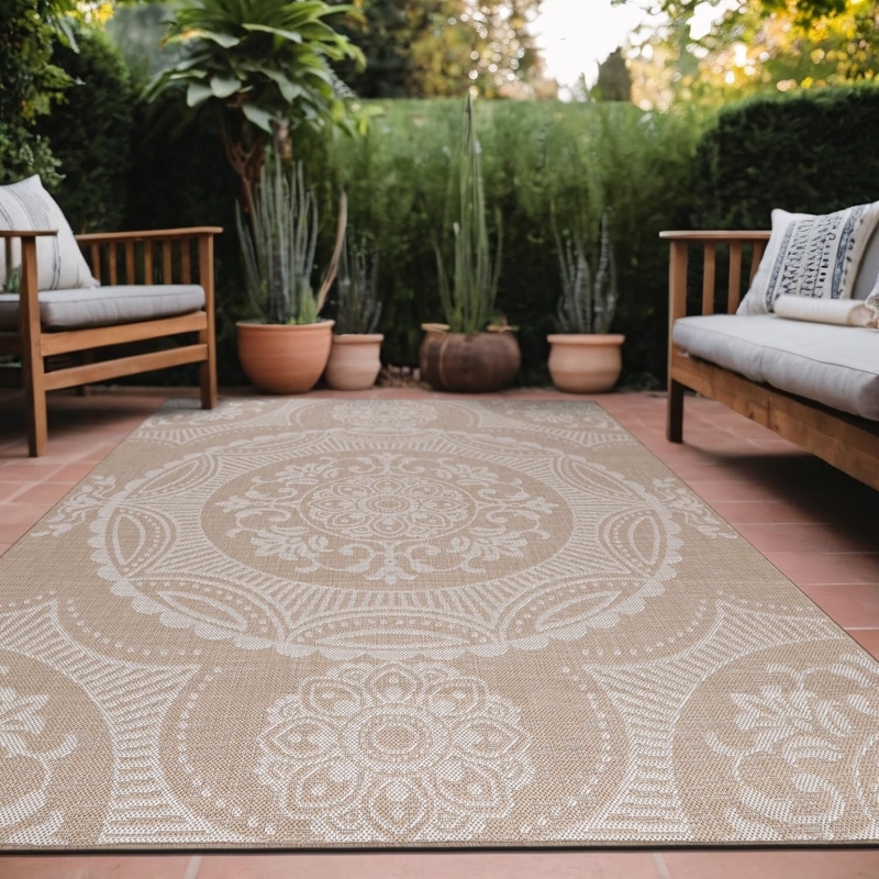 Area Rug: Intricate Border, Medallion Center. Traditional Medallion Rug.