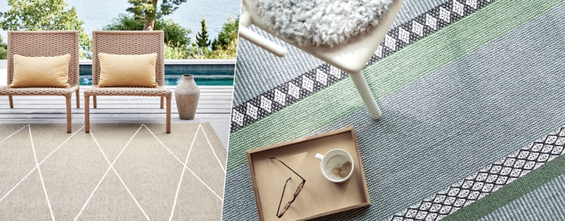 Area Rug Monochrome High Contrast, Bold Monochrome Geometric Rug Styling