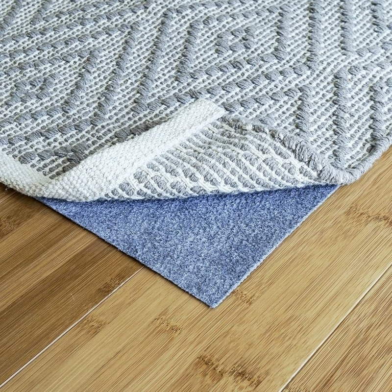 Breathable Rug Pad Felt Rubber Low Profile Non Slip Grip