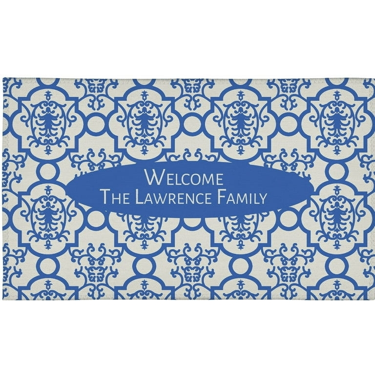 Doormat: Leopard Spots, Black and White, Low Profile, Modern Glam