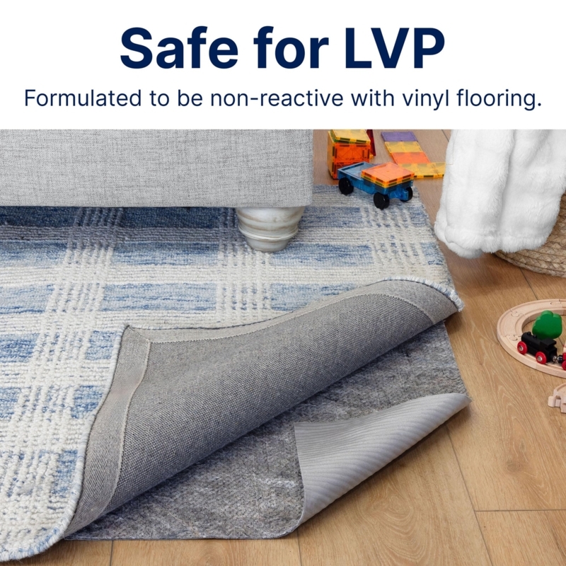Dual Layer Felt & EVA Foam Rug Pad for Vinyl Plank Floors