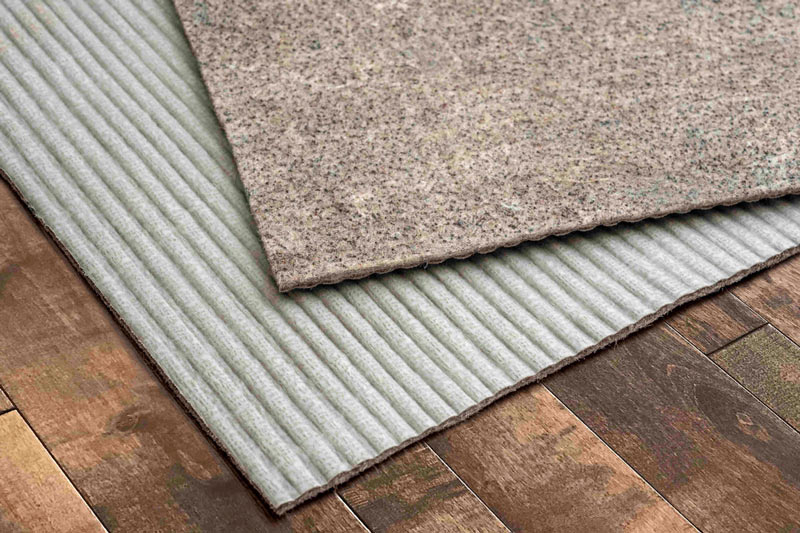 Dual Material Felt & Rubberized Lattice Grip Rug Pad