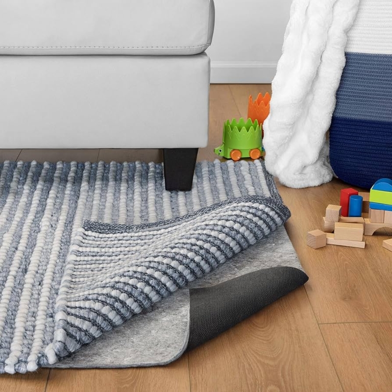 Dual Surface Rug Pad Honeycomb Texture Rubber Grip