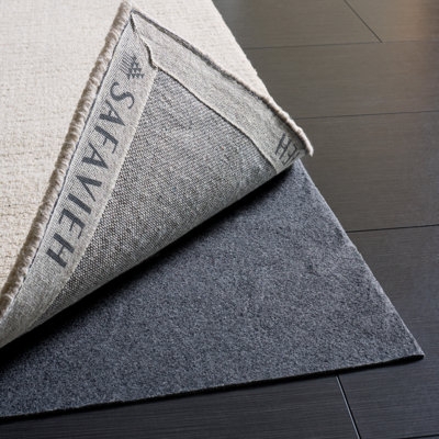 Dual Surface Waterproof Rug Pad with Rubberized Grid Backing