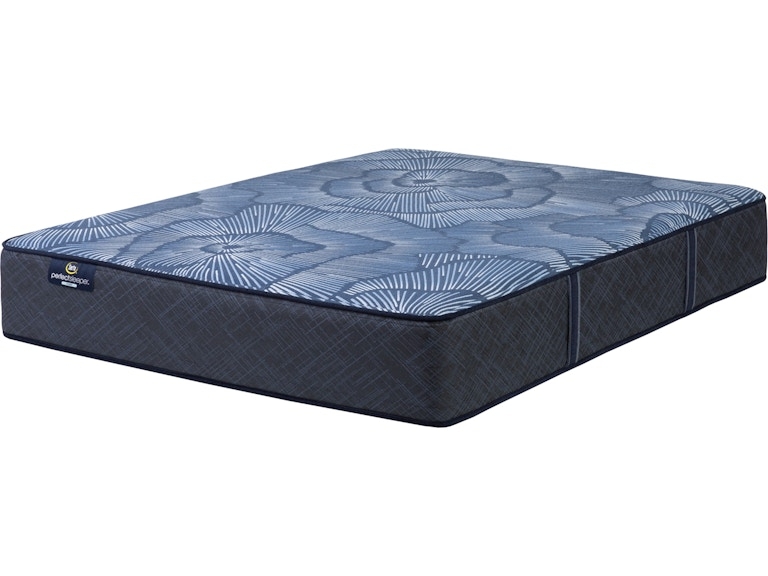 Firm Hybrid Mattress, Dark Gray Side Border, Quilted Top Support