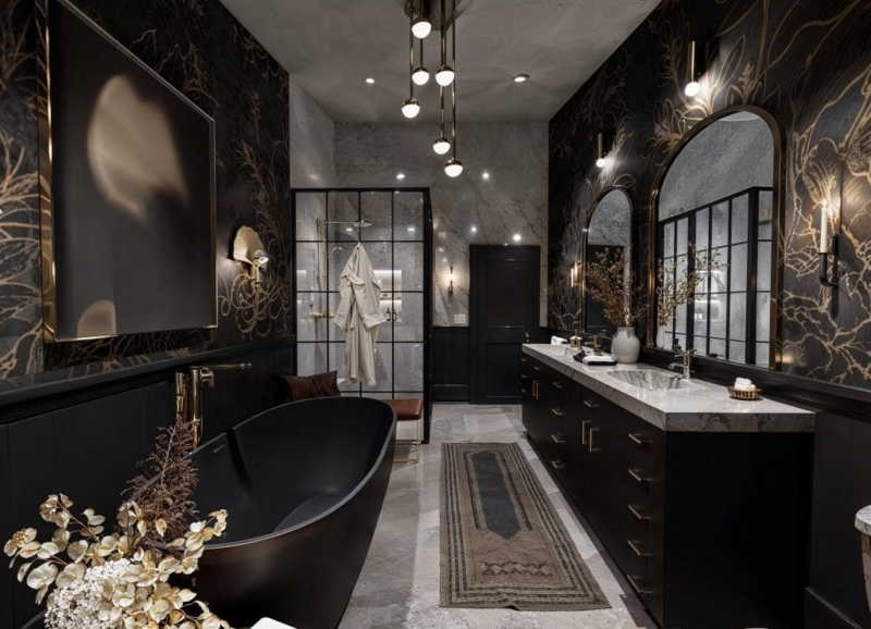 Dark Bathroom Ideas