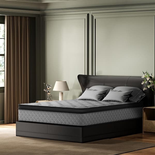 Full Plush Hybrid Mattress, 10 Inch Pocket Spring Support, Breathable.