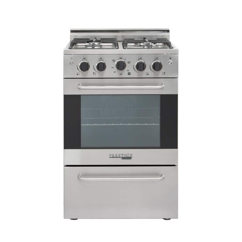 Gas Range with Convection Oven and Continuous Cast Iron Grates