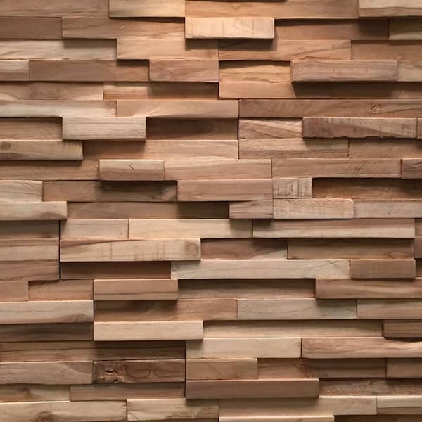 Jointless Z-Shape Interlocking 3D Wood Paneling