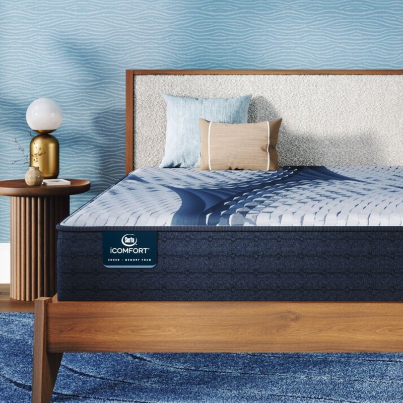 King Size Mattress Smooth Top Speckled Pattern, Modern Design