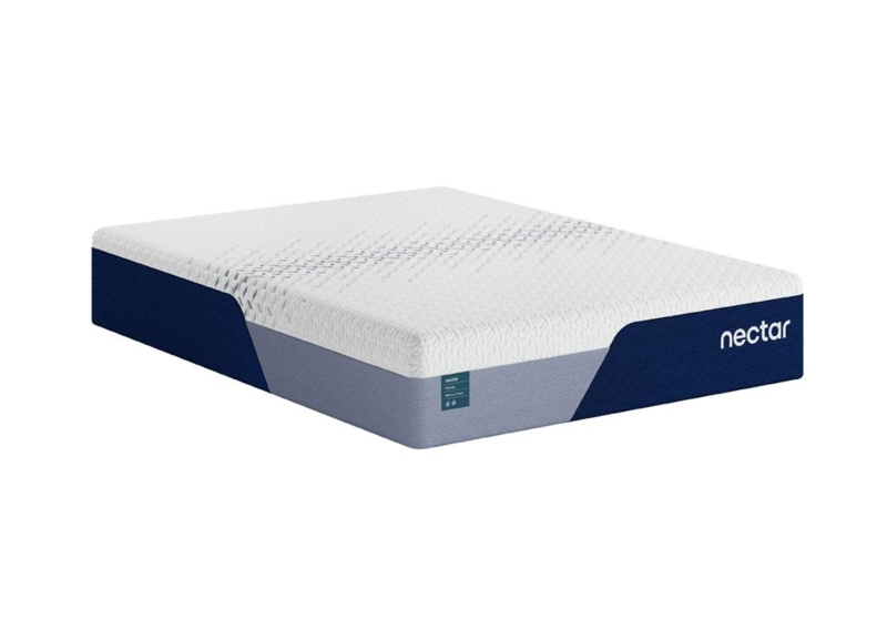Layered Memory Foam Mattress, Geometric Pattern