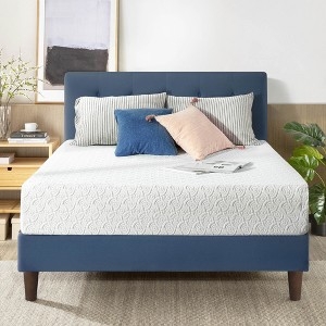 Mattress featuring Grey Side Panels, Quilted White Top, Multi Layer Foam