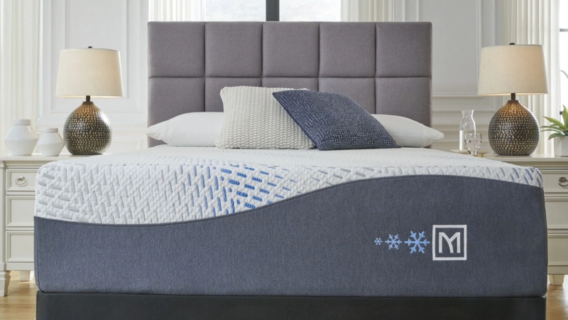 Mattress Internal Cross Section Showing Hybrid Construction Layers