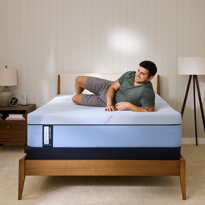 Mattress, Thirteen Inch Height, Circular Quilting, Charcoal Sides
