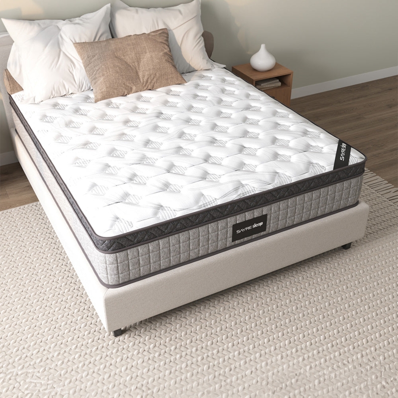 Mattress Two Tone Palette with Clean Lines Bedroom Design