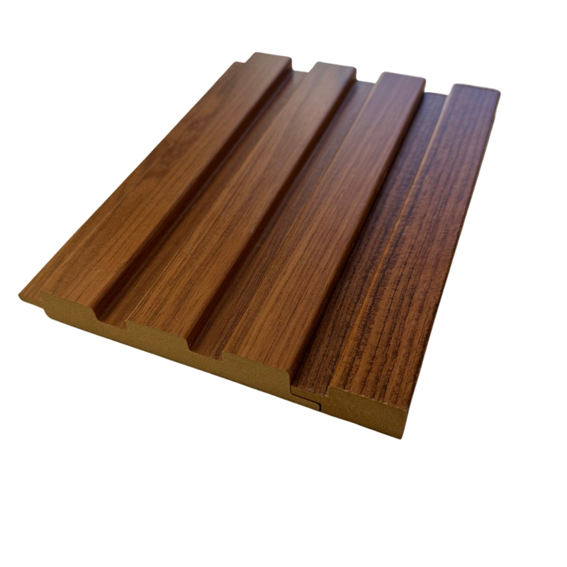 Minimalist Ribbed Wood Paneling, Contrasting Backing