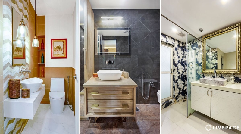 Modern Floating Bathroom Vanity Designs with Vessel Sinks
