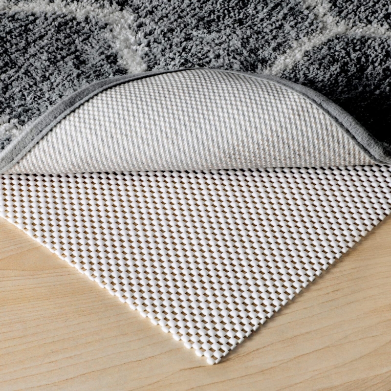 Non-Slip Mesh Rug Pad for Hardwood Floors, Low Profile Underlay