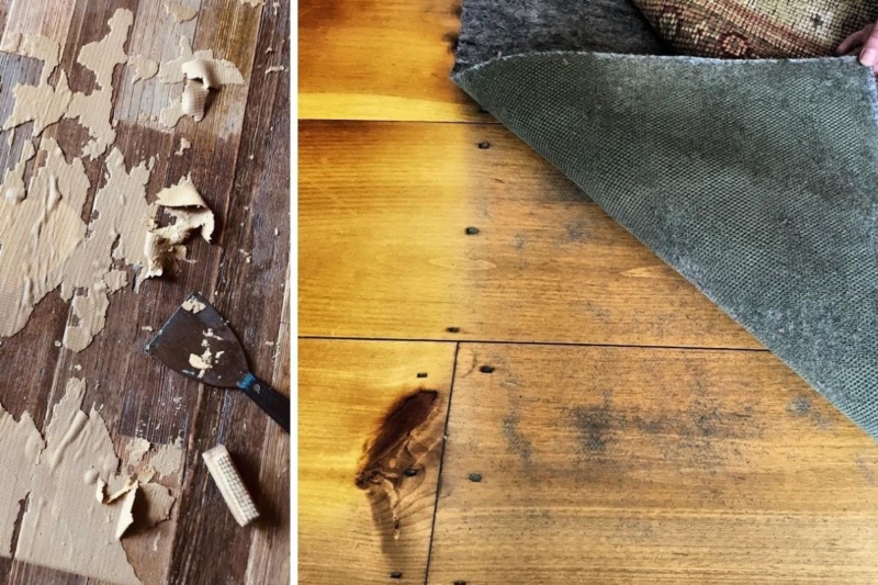 Non-Slip Rug Pad for Laminate Floors under Area Rugs
