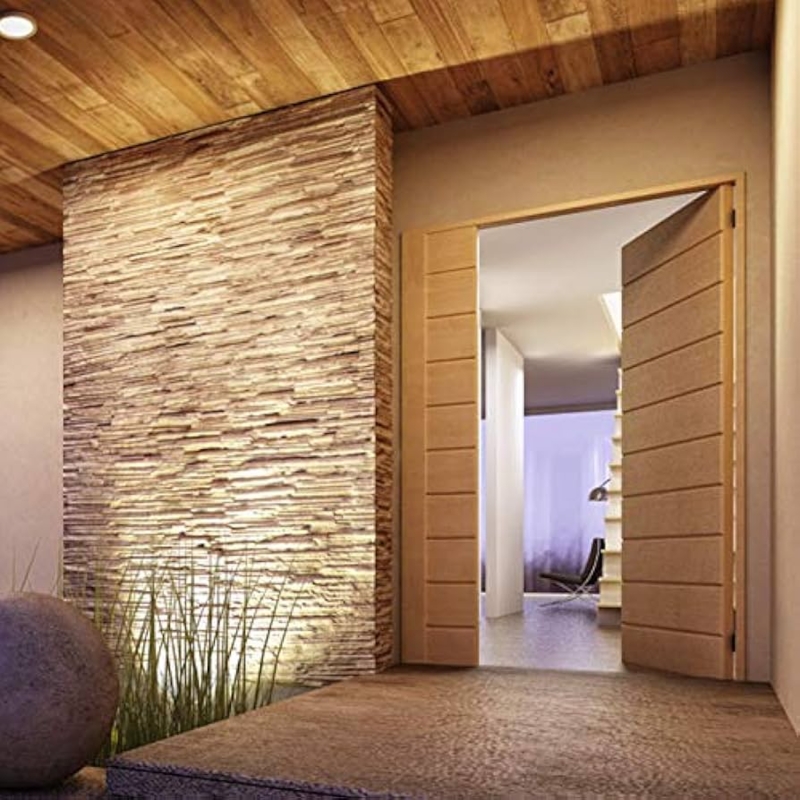 Nordic Reclaimed Wood 3D Relief Paneling, Multi-Depth