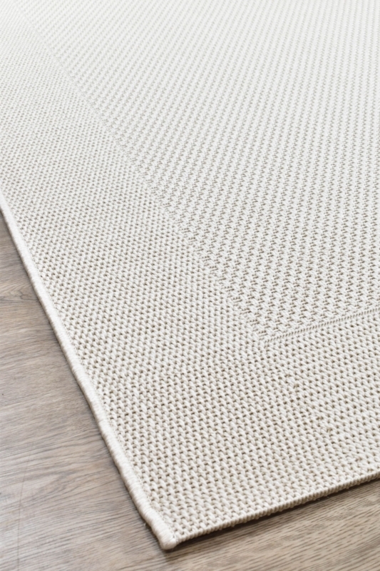 Outdoor Area Rug Tonal Linear Ribbed Texture Patio Decor Airy Feel