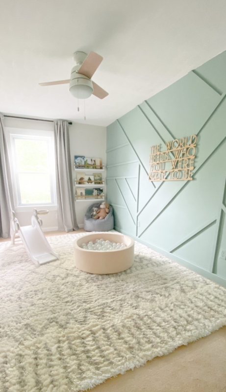 Sage Green Accent Wall