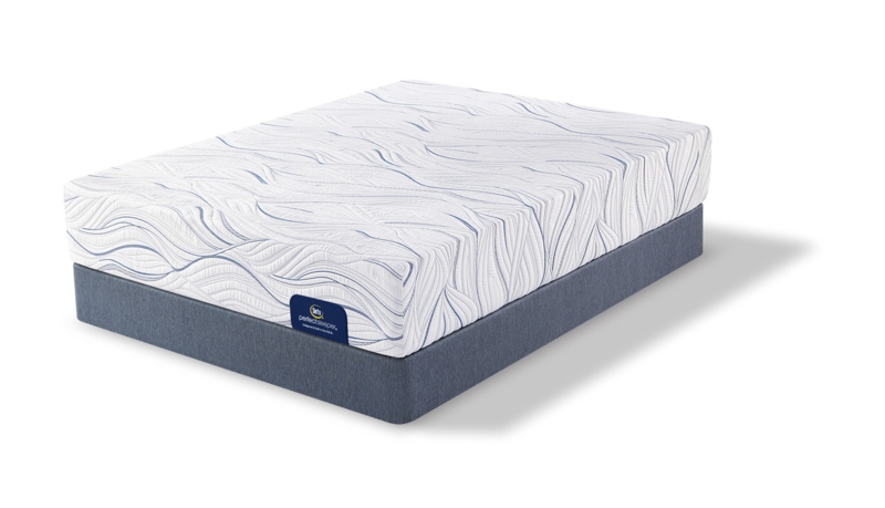 Queen Mattress, Geometric Quilting, Plush Memory Foam Sleep Surface.