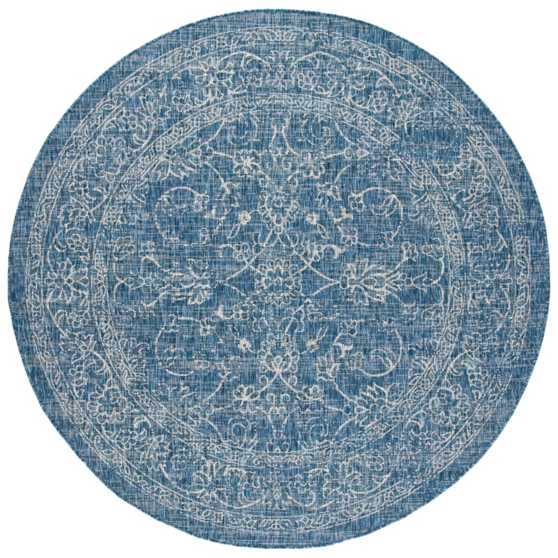Round Area Rug, Espresso Ivory Greek Key Border, Flatweave Transitional.