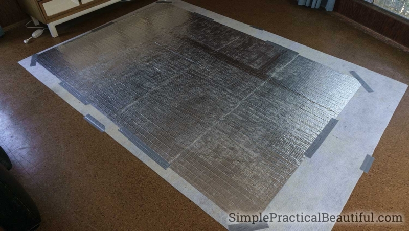 Rug Heater Mat Radiant Floor Heating Mesh Like Under Rug Solution