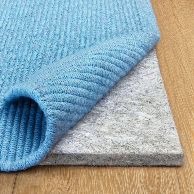 Rug Pad, 1/2 Inch Thick, Cushioned Backing, Area Rug Underlay